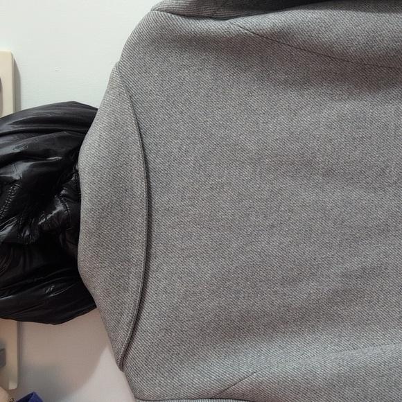 Addition Elle Gray Jacket with Interior Puffer Coat Built In - Picture 6 of 6